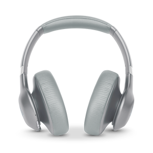 JBL EVEREST™ ELITE 750NC - Silver - Wireless Over-Ear Adaptive Noise Cancelling headphones - Front